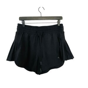 Joy Lab Pleated Side Drawstring Athletic Shorts Black Size Medium
